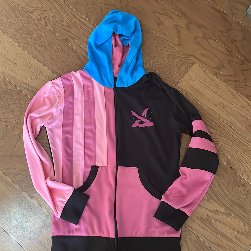League of Legends - Rare Jinx inspired zip-up hoodie